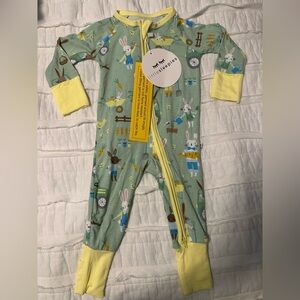 NWT Little Sleepies Easter Zippy | Size 0-3 Months